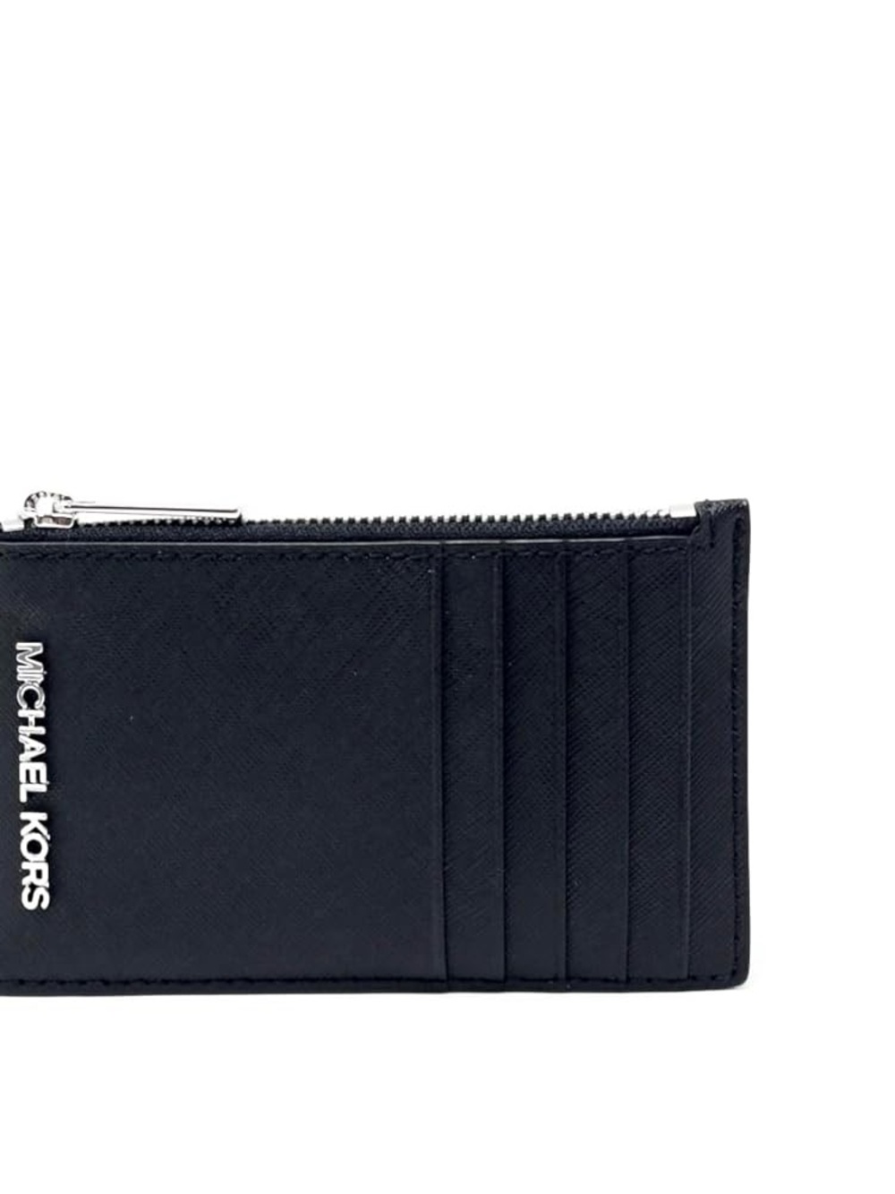 Michael Kors Jet Set Travel Top Zip Card Case Black NWT - Picture 7 of 7